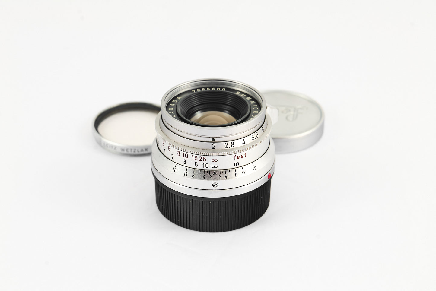 Leica Summicron-M 35mm f/2 Silver Chrome 8 Element 11308