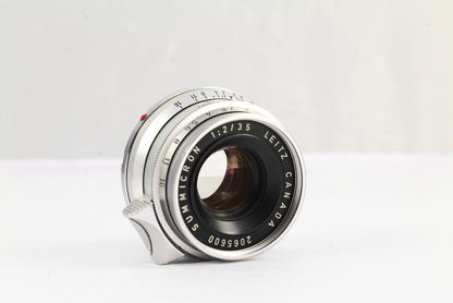 Leica Summicron-M 35mm f/2 Silver Chrome 8 Element 11308