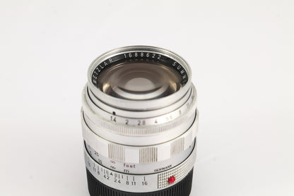 Leica Summilux-M 50mm f/1.4 V1 Silver Chrome 11114