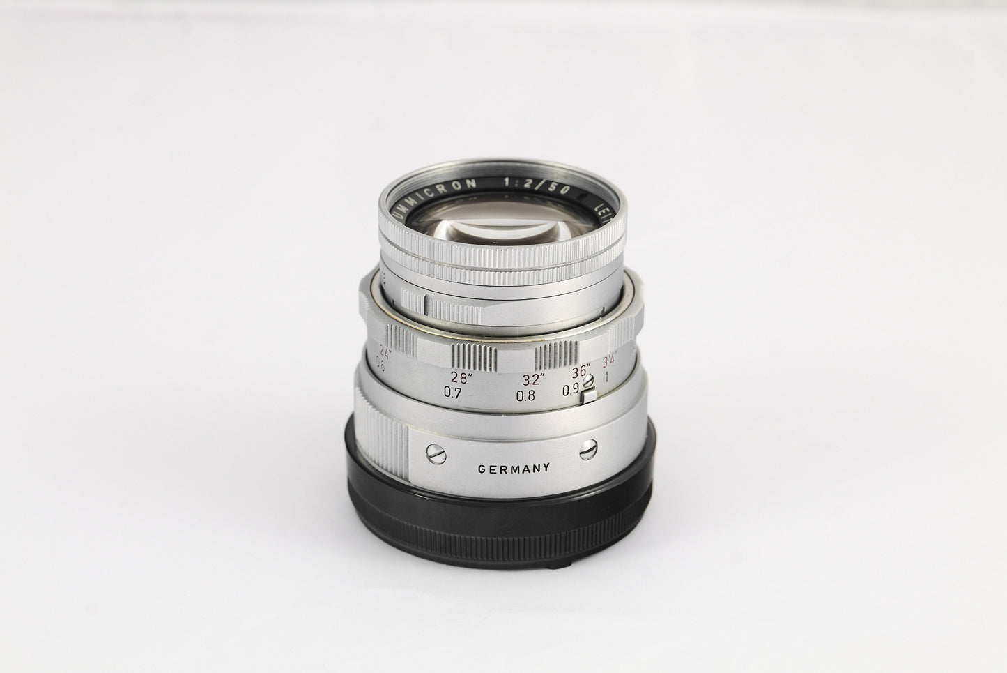 Leica Summicron-M 50mm f/2 Dual Range Silver Chrome 11818