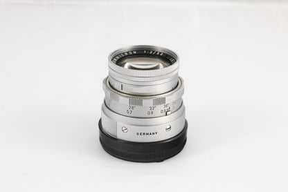 Leica Summicron-M 50mm f/2 Dual Range Silver Chrome 11818