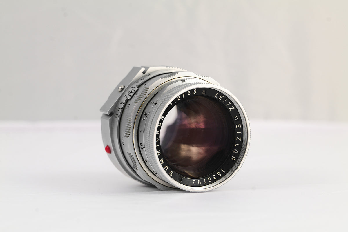 Leica Summicron-M 50mm f/2 Dual Range Silver Chrome 11818