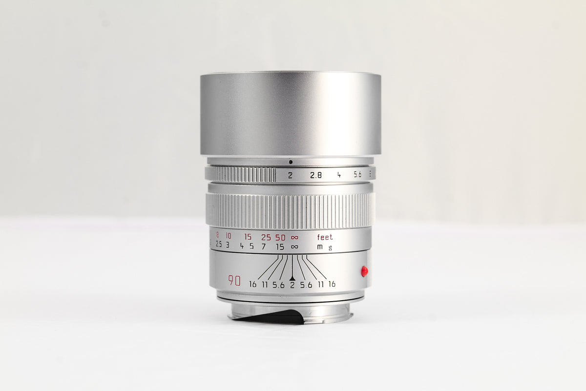 Leica Summicron-M 90mm f/2 Silver Chrome 11137