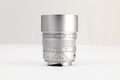 Leica Summicron-M 90mm f/2 Silver Chrome 11137
